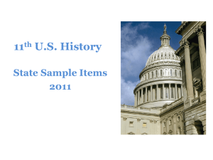 11th US History - Moore Public Schools