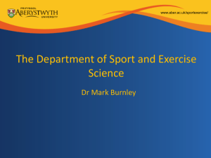 Dr.Mark Burnley, Lecturer, SES Department