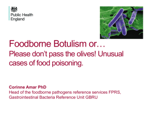 Foodborne Botulism Presentation