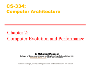 CS334-Chapter2-Computer Evolution and