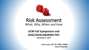 Risk Assessment: A Practical Guide to Assessing Operational Risk