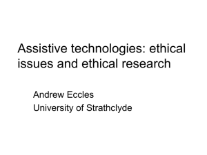 Ethical Issues and Ethical Research