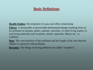 Basic Definitions: