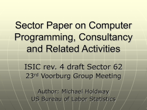 Sector Paper on Computer Programming, Consultancy and Related