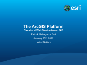 The ArcGIS Platform