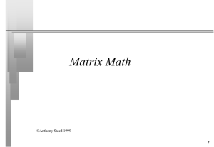 Matrix-math