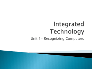 Integrated Technology Chapter 1