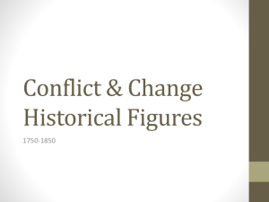 History Figures – Conflict and Change