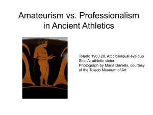 Amateurism and Professionalism