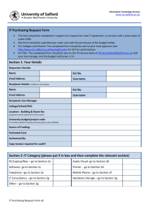 IT Purchasing Request Form v8