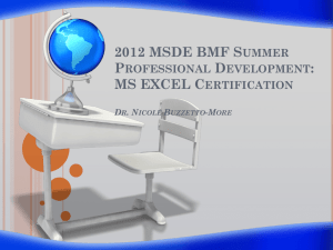 MS Word Certification