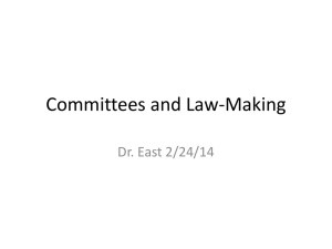 Committees and Law-Making - Arlington Public Schools