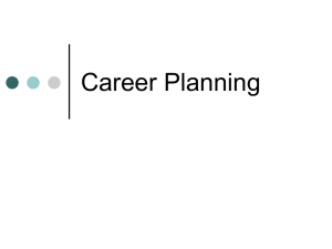 NUR 304\Career Planning