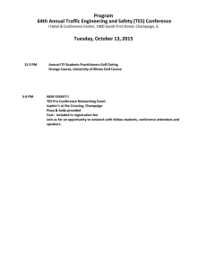 Tuesday, October 13, 2015 - 63rd Illinois Traffic Engineering and