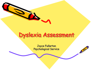Dyslexia - Glow Blogs