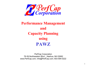 PAWZ Server - PerfCap Corporation
