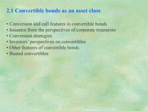 Convertible bonds as an asset class
