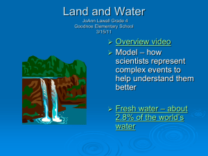 Land and Water, Grade 4