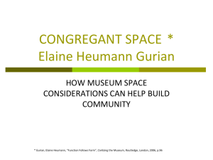 congregant space - Elaine Heumann Gurian
