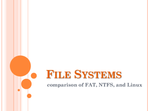FAT v NTFS