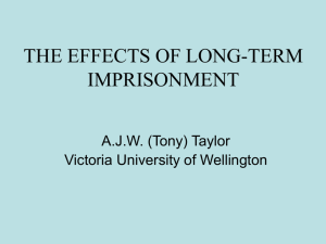 the effects of long-term imprisonment