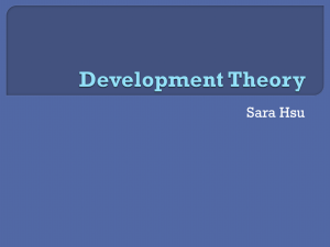 Week Three-Development Theory