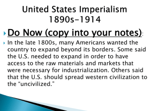 Imperialism & World War I