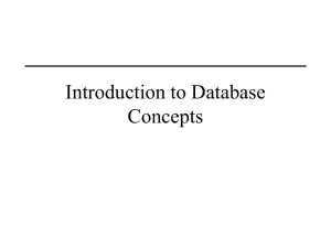 Intro to Database notes