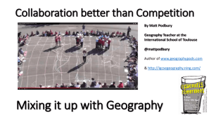 matt podbury's presentation - Geography for 2016 & Beyond