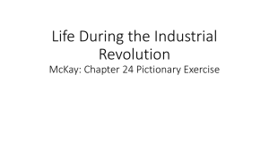 Life During the Industrial Revolution McKay: Chapter 24 Pictionary