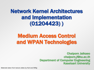 Network Architecture - Department of Computer Engineering