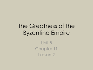 The Greatness of the Byzantine Empire
