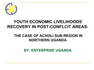 - Youth Economic Opportunities
