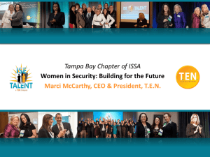 Tampa Bay Chapter of ISSA Women in Security - TEN