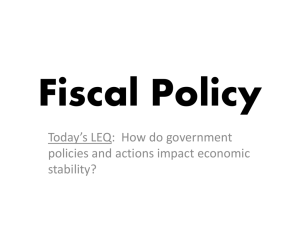 ppt 7 _ Fiscal Policy