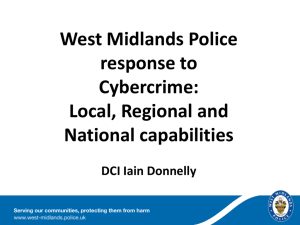 WMP Cyber Crime presentation - West Midlands Police and Crime