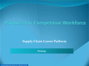 Supply Chain Career Pathway