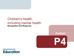 P4: children's health, including mental health
