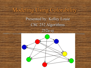 Colorability - Smith College Department of Computer Science