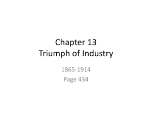 Chapter 13 Triumph of Industry