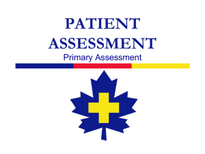 The primary assessment