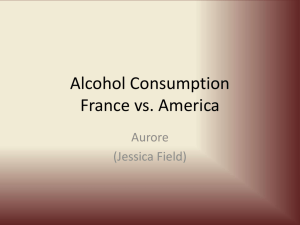 Alcohol Consumption France vs. America