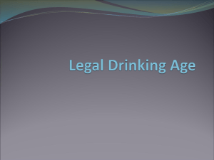 Legal Drinking Age - Critical and Evaluative Reading Made Easy