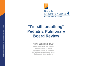 Pulmonary Function Testing - American Academy of Pediatrics