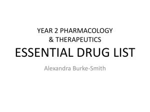 essential drug list
