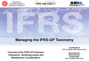 Managing the IFRS