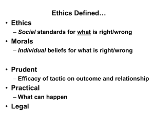 ethics.winter2011 - University of Toronto Scarborough