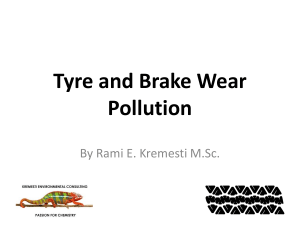 Tire and Brake Wear Pollution