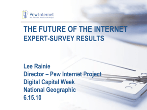 title of presentation - Pew Internet & American Life Project