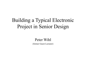 Designing an Electronic Product
